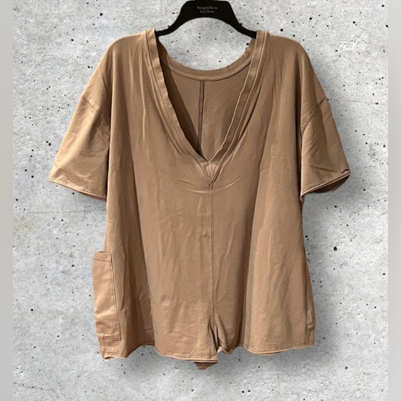 NWT Free People Hot Shot Tee Romper - Picture 8 of 16